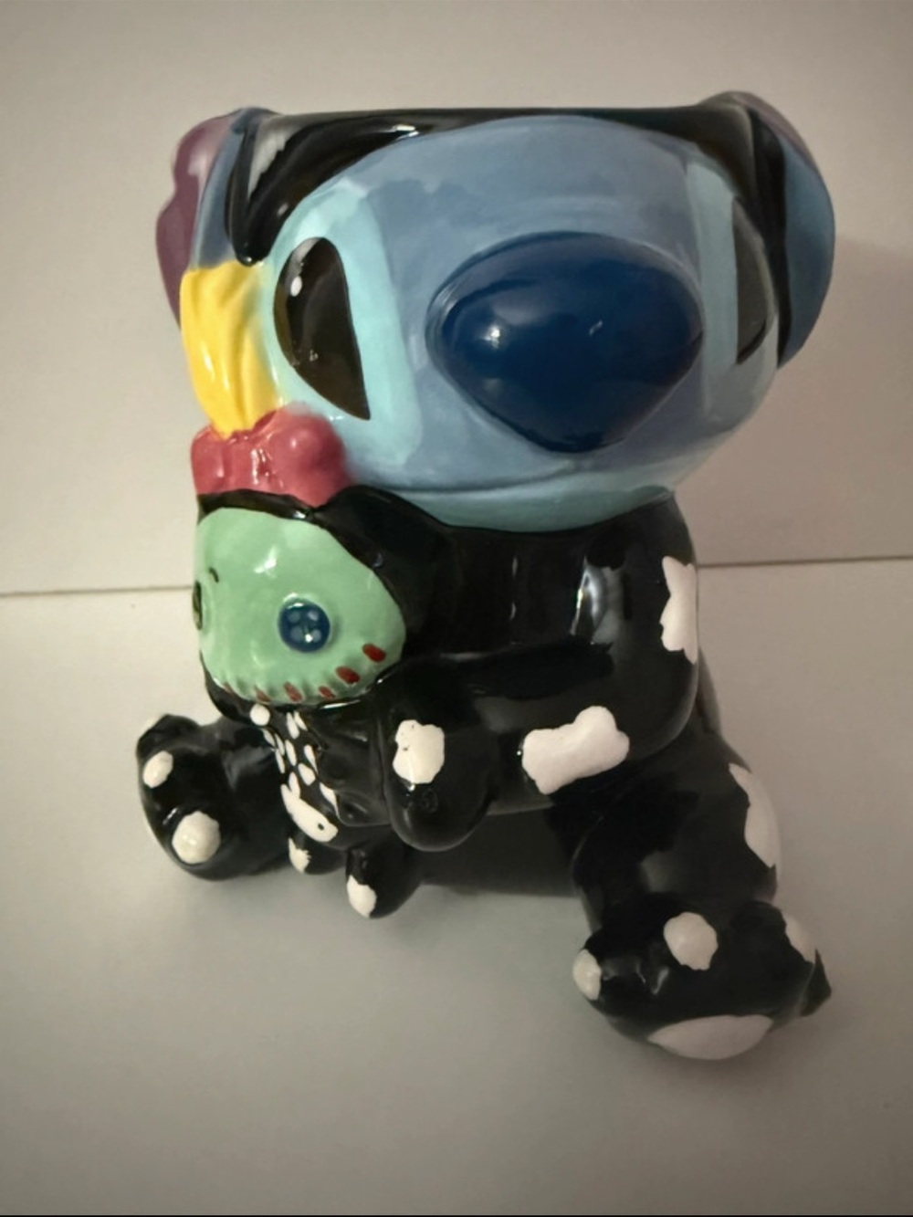 Stitch cuddling Scrum mug